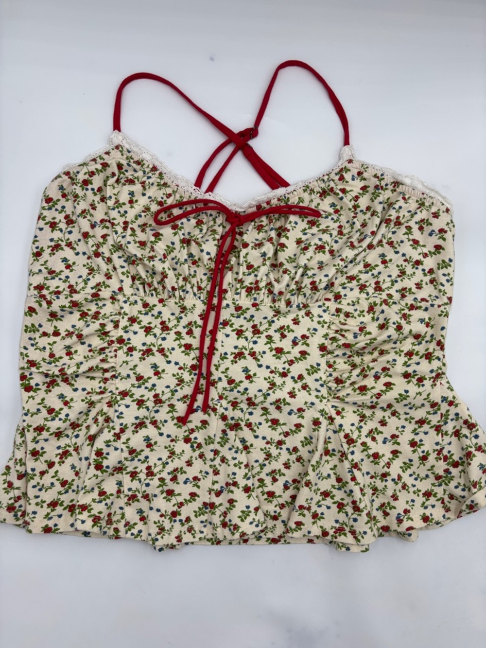 Free People Sammi Floral Camisole in Antique Ivory Combo